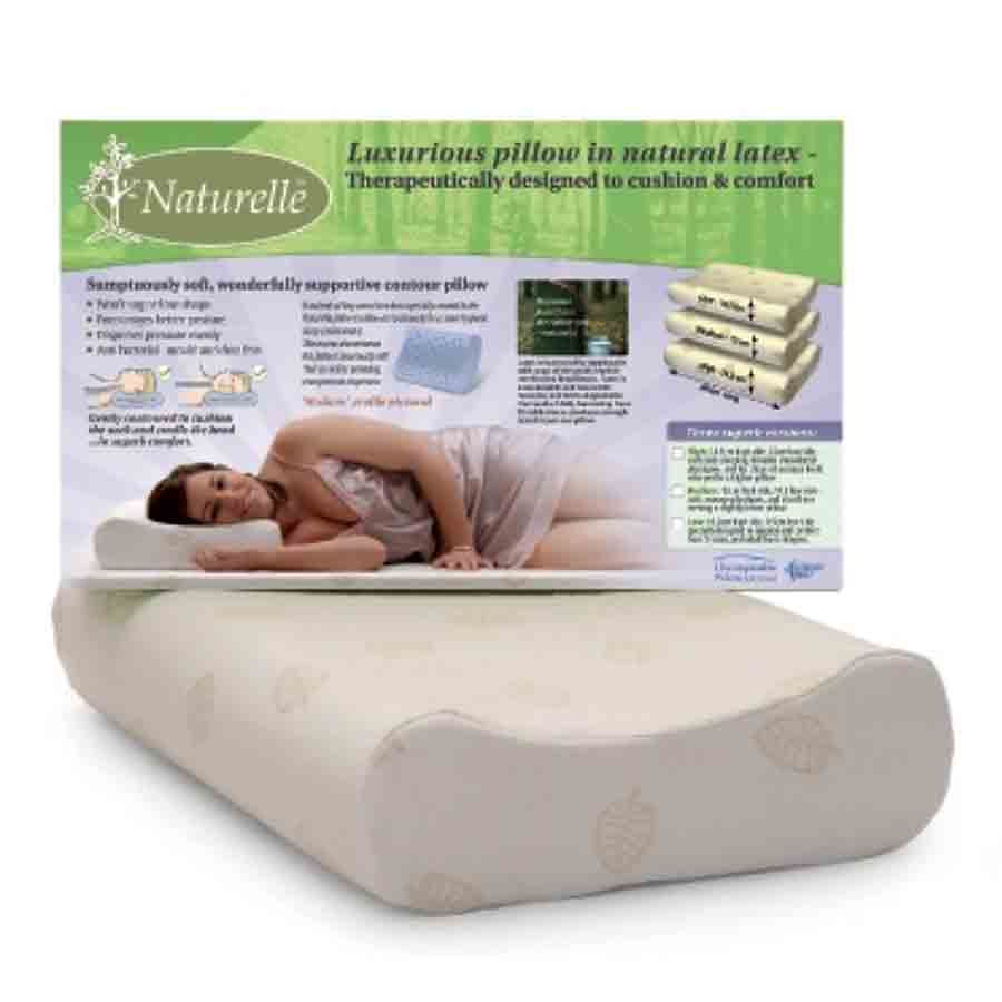 Naturelle Latex Pillow Gently Contoured Low Brows & Beyond Cosmetic