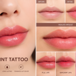 lip tint tattoo before and after results