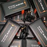 Black Sleeve Cord Covers Box 100