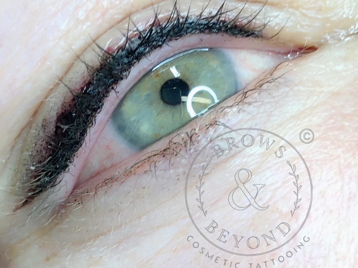 Lash line tattoo also known as Lash Enhancement. It's the application of  colour between the lash line creating thicker, fuller looking ... |  Instagram