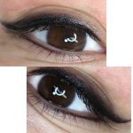 Tattoo eyeliner lash enhancement before and after results