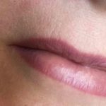 Lip blush tattoo natural result