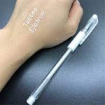 Gel Pen White Single