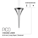 Vertix PICO 1 round liner .33 Long Taper TEXTURED