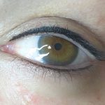 Natural eyeliner tattoo result