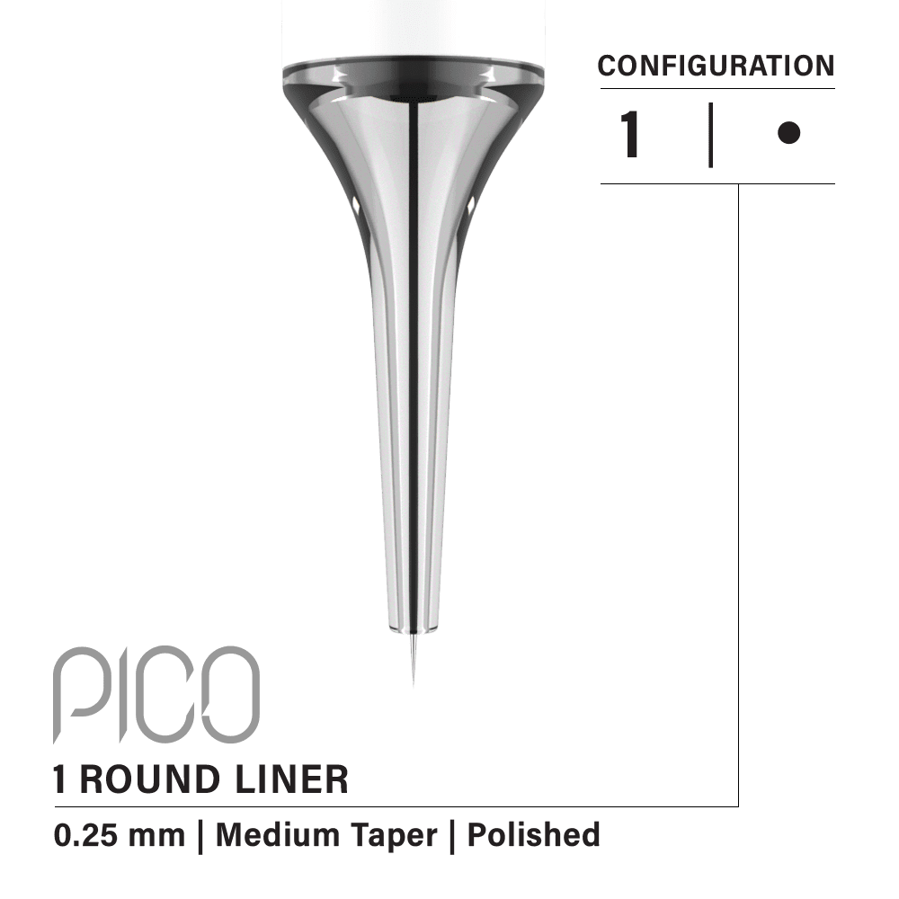 Vertix PICO 1 round liner .25 Medium Taper
