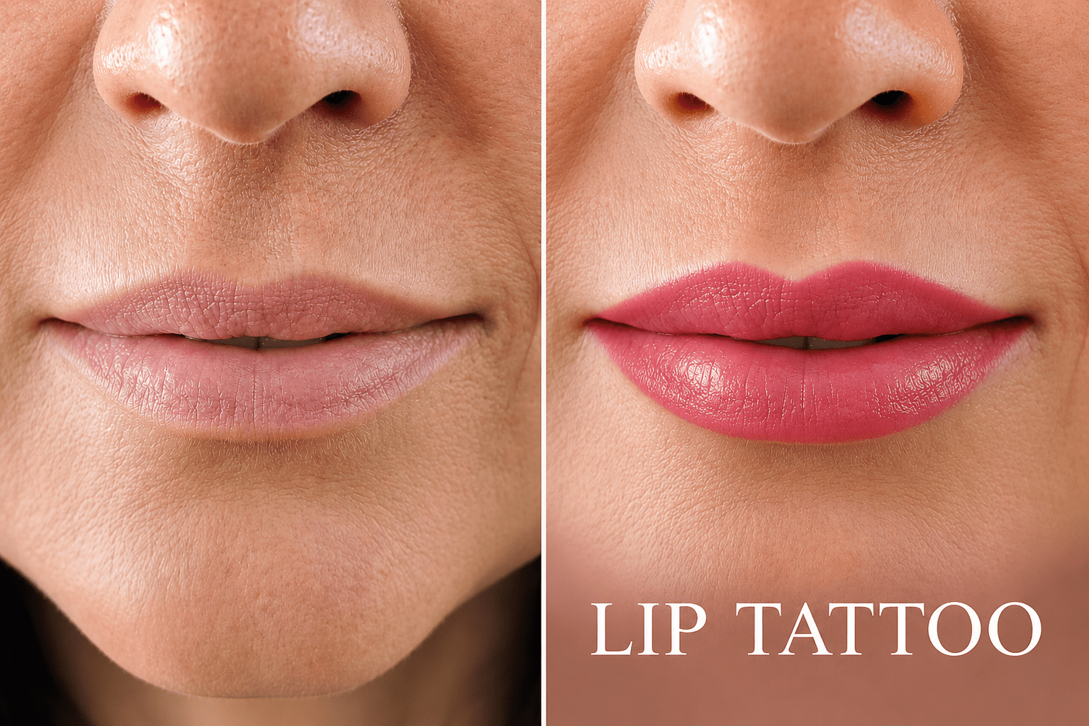 Lip tint tattoo natural lip colour treatment before and after Auckland NZ